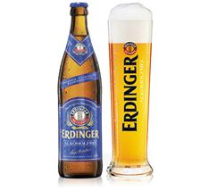 Erdinguer Weissbier non-alcholic with fine yeast